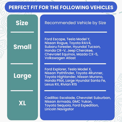 4Knines Split Cargo Liner for SUV – For Dogs & Pets, Heavy-Duty, Waterproof Trunk Mat & Cargo Cover – Fits 60/40 Split Bench & Armrest Pass-Through – Machine Washable, Non-Slip, Durable (Large, Black)