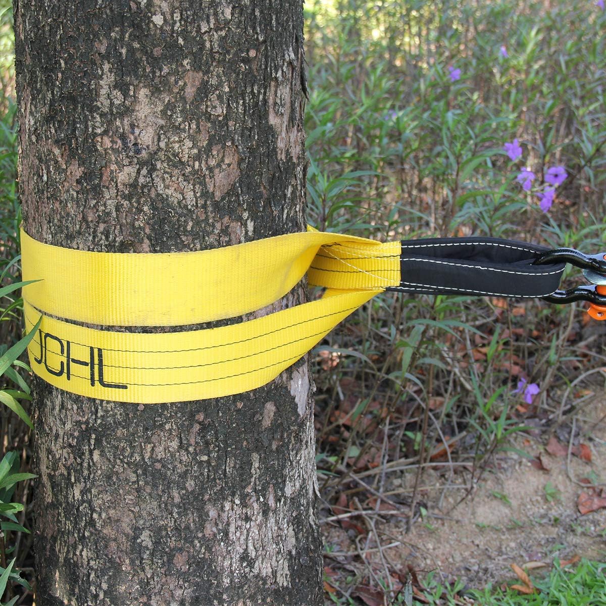 Tree Saver Strap, 3 inchX9 Foot Winch Strap, Tow Strap, Heavy Duty 36,000 Pound Capacity