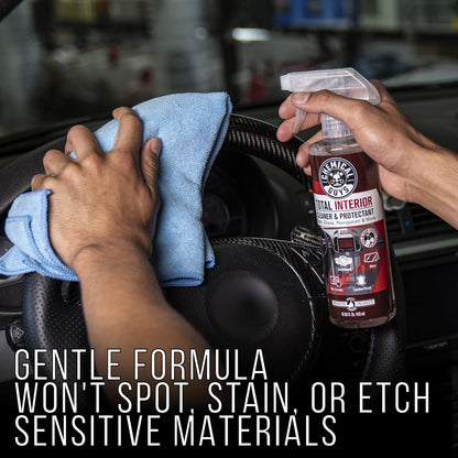 Chemical Guys Total Interior Cleaner Variety Kit With Storage Bag New Car And Black Cherry Scents Microfiber Towels Giftable Car Care Set