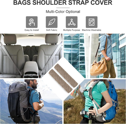 surpassme Car Seat Belt Pads Cover, 2 Pack Seat Belt Shoulder Strap Covers Protector to Release Stress to Your Neck and Shoulder for a Safety Driving (Pink)