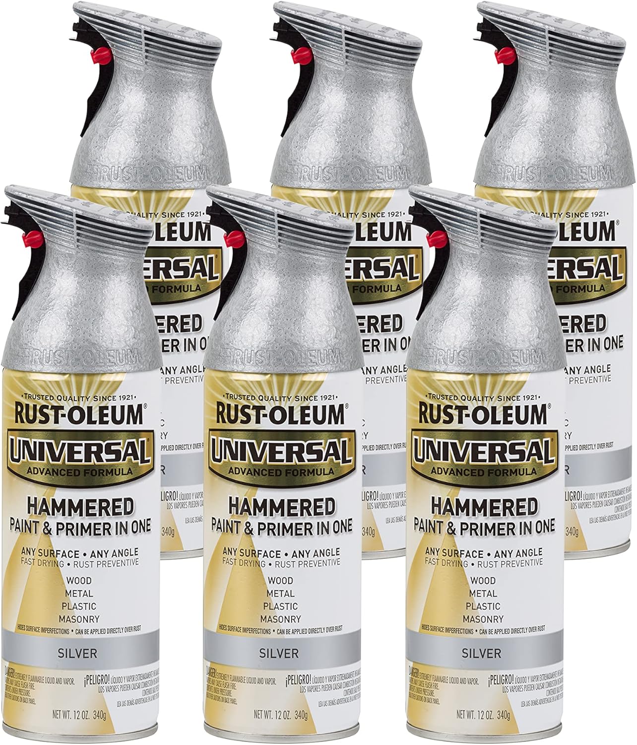 Rust-Oleum 302151 Universal All Surface Clear Topcoat Spray, 11 oz, Dead Flat Clear - Colors A