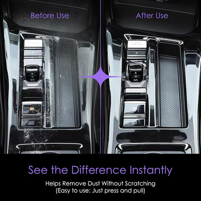 Car Cleaning Gel Putty for Car Interior Detailing | Reusable Dust Cleaning Slime for Air Vents, Dashboard, Cup Holders, Keyboard & AC Vent Cleaner | Non-Sticky No Residue Gel (Lavender Scent)