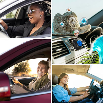 Car Air Fresheners, 6 Pack, Citrus, Car Fresheners Vent Clips, Long Lasting Air Freshener, Car Refresher for Men Women