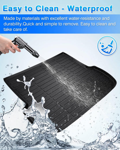 Rav4 Cargo Liner - Trunk Mat for Toyota RAV4 2019-2024 2025, All Weather Cargo Mat for rav4 Accessories, Heavy Duty (Fit for All Models)