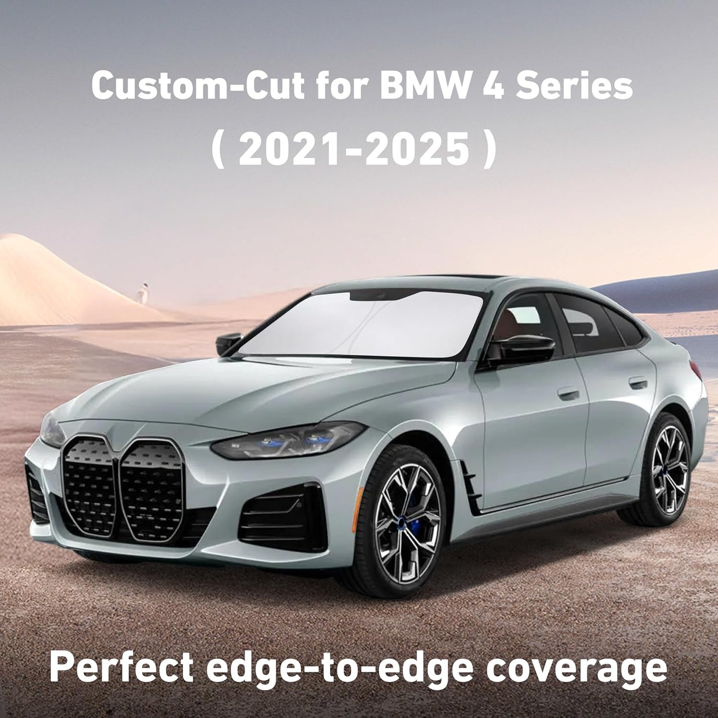 EcoNour Car Windshield Sun Shade | 2025 Upgraded Innovative No-Light-Pass Technology for Maximum Coverage | Foldable Sun Shade Keeps Your Vehicle Cool | Must-Have Car Accessories | Small (59" x 29") - Colors G