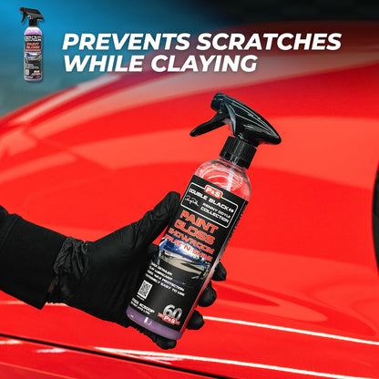 The Rag Company - Clay Bar Kit – Remove Embedded Contaminants & Restore Smooth Paint – Includes Premium Clay Bars, Clay Lubricant & Microfiber Towels - 6 Piece Kit