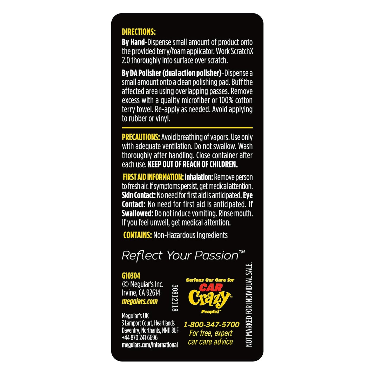 Meguiar's Quik Eraser Kit, Car Scratch Remover for Repairing Surface Blemishes, Car Scratch Repair Kit with ScratchX, Drill-Mounted Pad, and Microfiber Towel, 4 Count