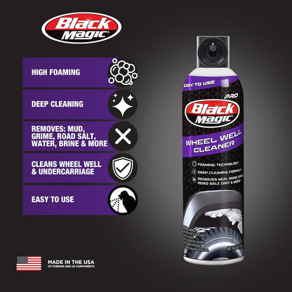 Black Magic 120218 No Scrub All Wheel Cleaner, 23 oz. (Pack of 2) - No Scrubbing Needed, Just Apply, Hose Off and Wipe for Clean Wheels Every Time