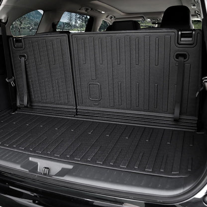 Floor Mats for Toyota Sienna 2021-2026, All Weather Floor Mats Lower Trunk Cargo Liner Accessories, Full Coverage Set (Fit 8-Seat with Spare Tire)