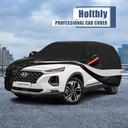 10 Layers Car Cover Custom Fit for Mercedes Benz C Class C250 C300 C43 C63 (1993-2026), Waterproof All Weather for Automobiles, Outdoor Full Cover Sun Dust Rain Protection with Cotton. Black - Colors A