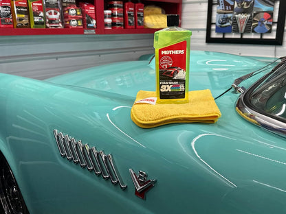 Mothers Triple Action Foam Wash, 100 oz. — pH Balanced, Eco-Friendly, Super-Sudsy, Foam Cannon, Safely Clean Without Stripping Wax, Sealant or Coating, Remove Dirt & Grime, Super Concentrated (05610)