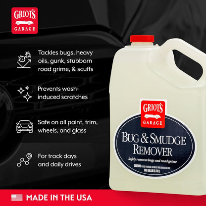 Griot's Garage Smudge Remover, Car Cleaning Spray for Spot Removal, Works on All Exterior Surfaces, Releases Smudges, Oil, Grime, and Scuffs, 22 oz