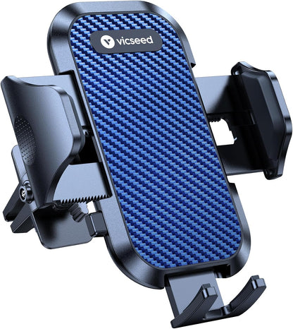 VICSEED 2026 Upgrade Ultra Stable Car Phone Holder Mount [Never Fall Off & Won't Break] Universal Air Vent Phone Mount for Car Easy Clamp Phone Holders for Your Car for iPhone 17 Pro Max 16 15 14 13