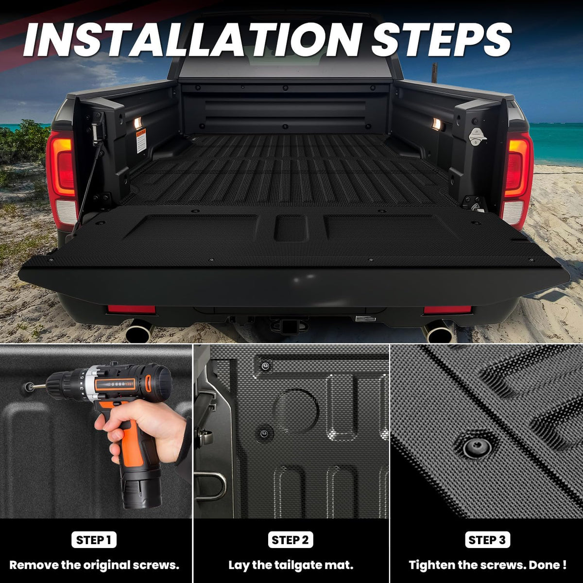 LASFIT Floor Mats for Honda CR-V 2026 2025 2024 2023 (Gasoline & Hybrid & e:FCEV), All Weather TPE Custom Fit Anti-Slip Pet Friendly Car Liners, 1st & 2nd Row Black
