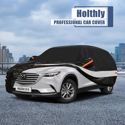 10 Layers Car Cover Custom Fit for Mercedes Benz C Class C250 C300 C43 C63 (1993-2026), Waterproof All Weather for Automobiles, Outdoor Full Cover Sun Dust Rain Protection with Cotton. Black - Colors A