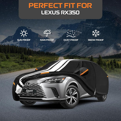 Kayme Heavy Duty Car Cover Custom Fit for BMW 3 Series 320i 325i 328i 330i 335i (1982-2026), Outdoor Full Exterior Cover with Tape and Towel, Rain Snow Sun UV Protection. - Colors A
