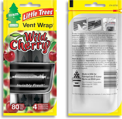 LITTLE TREES Car Air Freshener | Vent Wrap Provides Long Lasting Scent, Invisibly Fresh | New Car Scent, 16 Air Fresheners