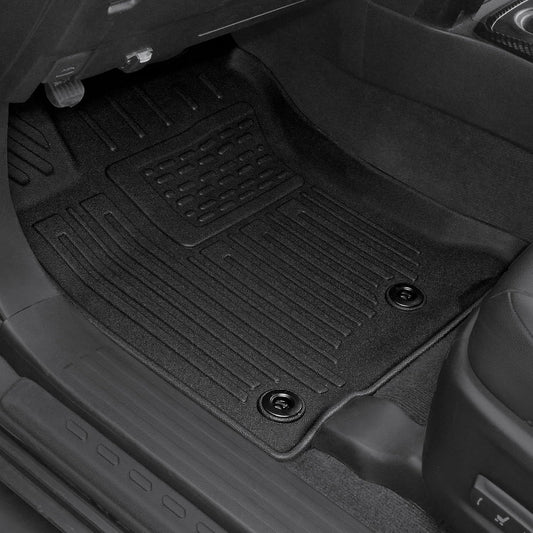 Floor Mats for Toyota Sienna 2021-2026, All Weather Floor Mats Lower Trunk Cargo Liner Accessories, Full Coverage Set (Fit 8-Seat with Spare Tire)