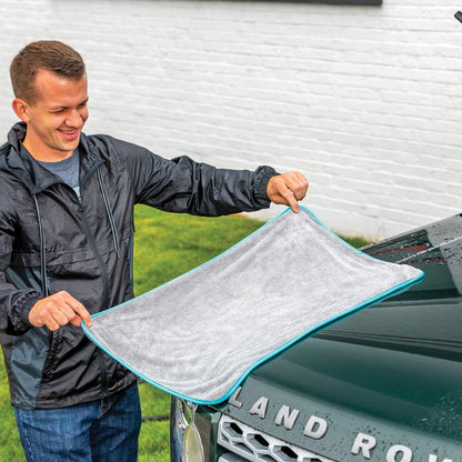 Griot's Garage PFM Microfiber Drying Towel for Car Wash and Auto Detailing, High Absorbency, Machine Washable, Small, 28"x 20", 55504