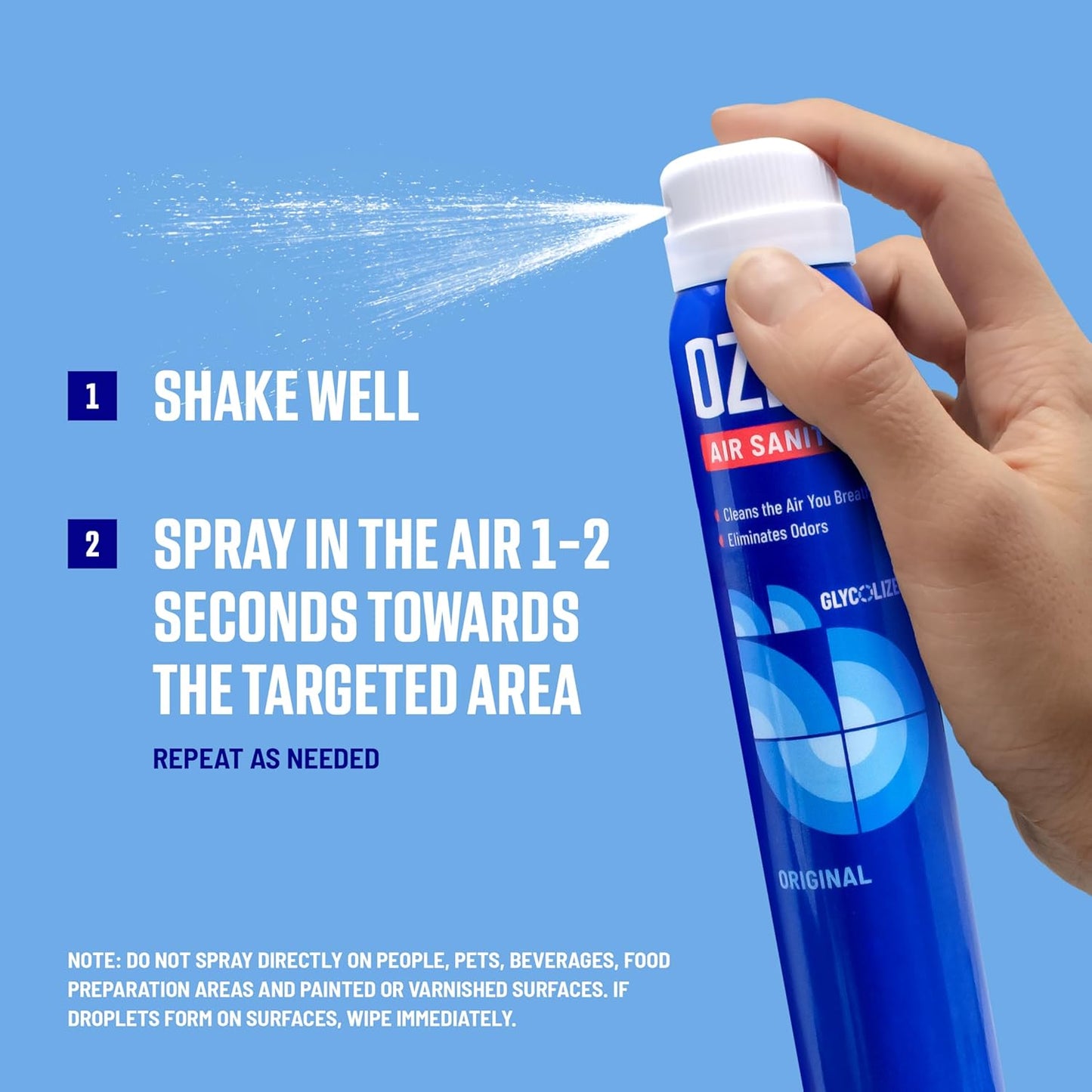 Ozium . Air Sanitizer & Odor Eliminator for Homes, Cars, Offices and More, Outdoor Essence, 0.8 Oz( Pack of 6) (packaging may vary)