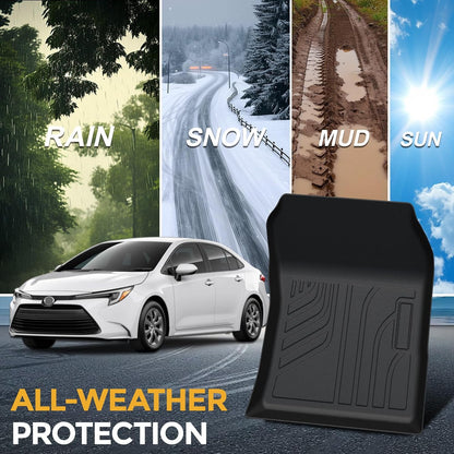 Floor Mats for Toyota Sienna 2021-2026, All Weather Floor Mats Lower Trunk Cargo Liner Accessories, Full Coverage Set (Fit 8-Seat with Spare Tire)
