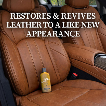 Lexol All Leather Conditioner for Car Seats and Interiors, Couches and Furniture, Shoes and Boots, Bags and Jackets, Baseball Gloves, Horse Saddles, 8oz