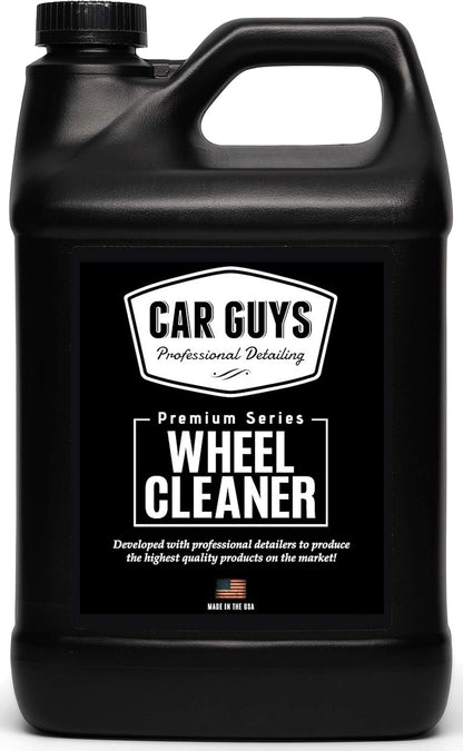 CAR GUYS Wheel Cleaner | Effective Rim and Tire Cleaner | Safe & Versatile Brake Dust Remover for Alloy, Chrome, Aluminum Rims, White Wall Tires, and More! | 18 Oz
