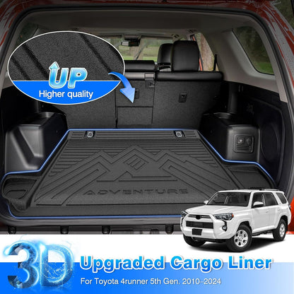 Rav4 Cargo Liner - Trunk Mat for Toyota RAV4 2019-2024 2025, All Weather Cargo Mat for rav4 Accessories, Heavy Duty (Fit for All Models)