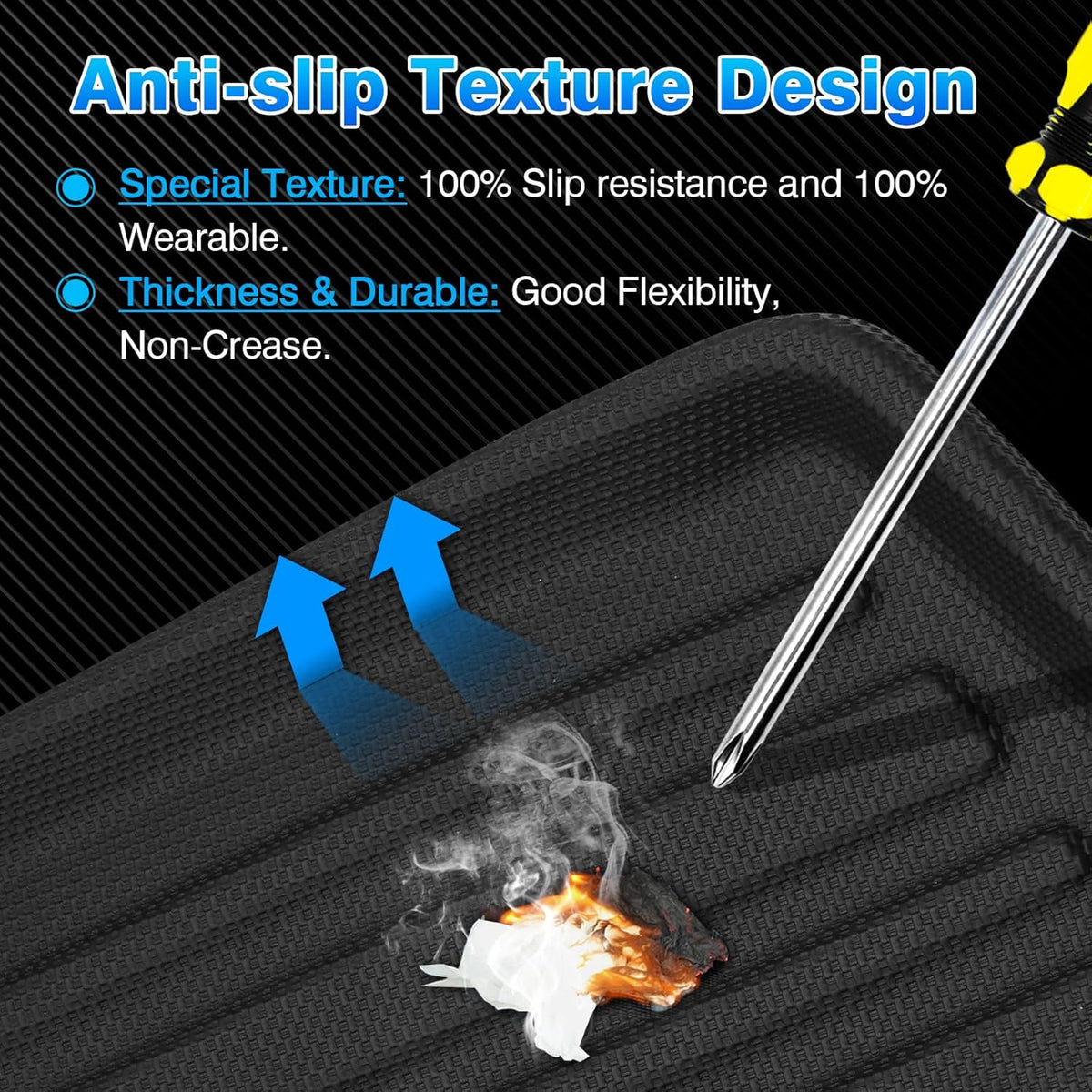 Rav4 Cargo Liner - Trunk Mat for Toyota RAV4 2019-2024 2025, All Weather Cargo Mat for rav4 Accessories, Heavy Duty (Fit for All Models)
