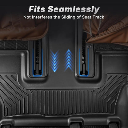 OEDRO Cargo Trunk Liner Fit for 2010-2017 Chevrolet Equinox L/LS/LT/LTZ/Premier& 10-17 GMC Terrain SL/SLE/SLT/Denali, All Weather Custom Fit Anti-Slip Cargo Mat, Black