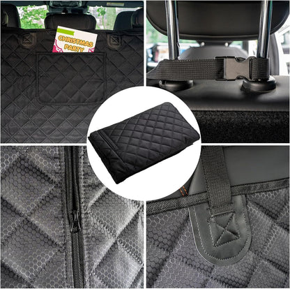 SUV Cargo Liner for Dog Car Seat Cover Waterproof Pet Cargo Cover Nonslip Dog Seat Cover with Bumper Flap Protector for SUV Trunk Sedans Vans（70L”*40W“）