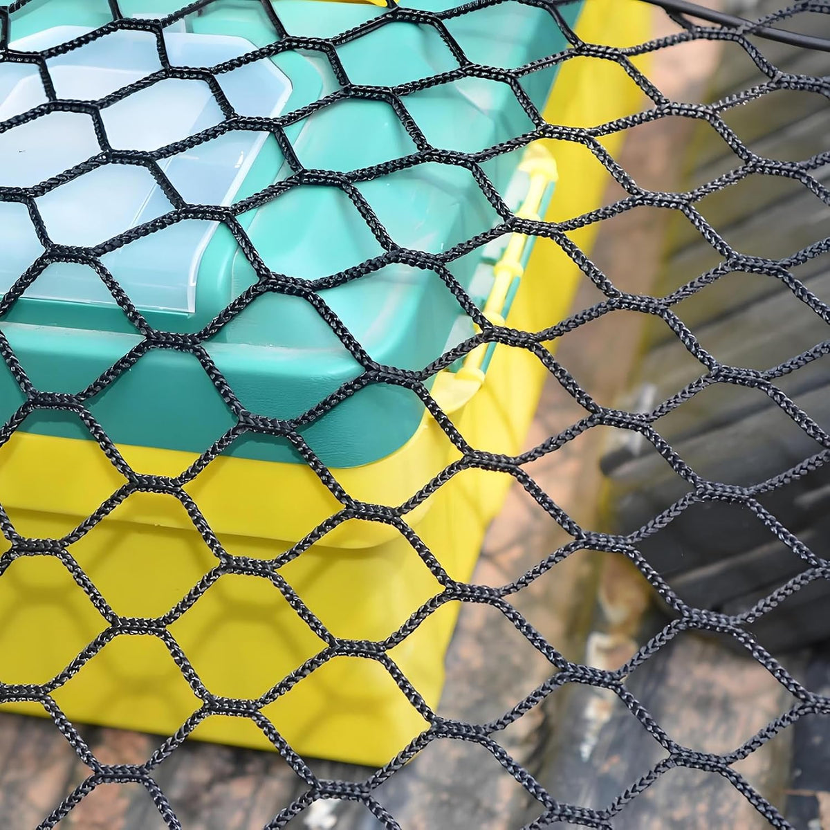 BAILALIBO Cargo Net Stretchable, Adjustable Elastic Trunk Mesh Nets with Metal Hook Universal for SUV, Jeep, Trucks, Car Exterior Accessories for Secure Storage (35.4x15.8 inch)