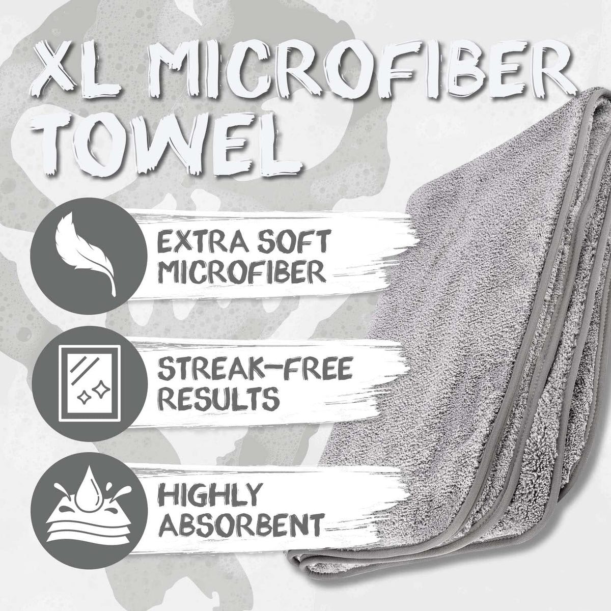 Voodoo Ride ® VR-1019 Extra Large Premium Microfiber Drying Towel