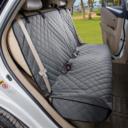 VIEWPETS Bench Car Seat Cover Protector - Waterproof, Heavy-Duty and Nonslip Pet Car Seat Cover for Dogs with Universal Size Fits for Vehicles, Trucks & SUVs