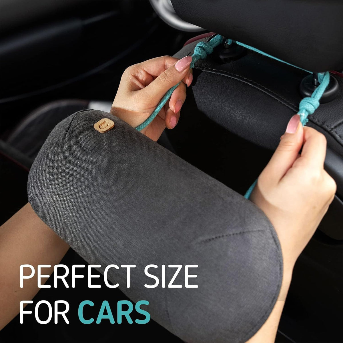 PURGGO Car Air Freshener - Lasts 365+ Days No Chemicals 100% Activated Bamboo Charcoal Fragrance-Free Deodorizer, Natural Auto Odor Eliminator, Purifier, Neutralizer, Absorb Smoke Smell