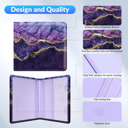 Car Registration and Insurance Card Holder，Vehicle Glove Box Car Organizer，Accessories Case for Storing Driving Licences, Cards, Documents