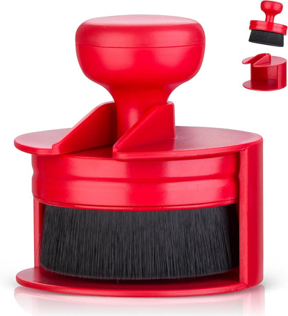 BABYSHEEP Car Tire Shine Applicator,Vegan Tire Shine Brush with Stand for Auto Detailing Cleaning Service (Black)