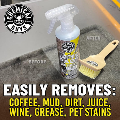 Chemical Guys Lightning Fast Carpet and Upholstery Stain Extractor - Chemical Guys Carpet Cleaner, Great for Fabric, Upholstery, Cars, Home, Office, Furniture, and More, Fresh Scent - 16 oz