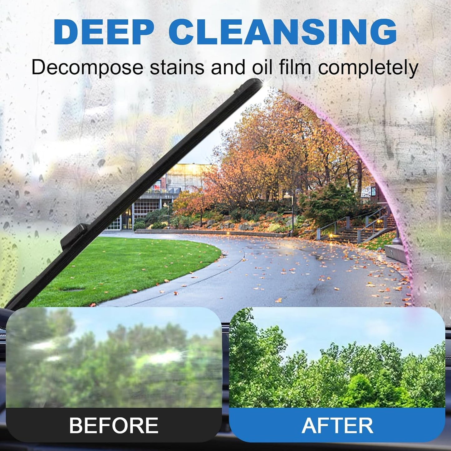 Binbata Eco Windshield Washer Fluid, 60 Sheets Makes 60 Gallons, Effectively Remove Mud, Oil, Bird Droppings, Insect Carcasses, Tree Gum, etc. No Plastic Biodegradable Car Window & Glass Cleaner