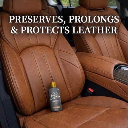 Lexol All Leather Conditioner for Car Seats and Interiors, Couches and Furniture, Shoes and Boots, Bags and Jackets, Baseball Gloves, Horse Saddles, 8oz