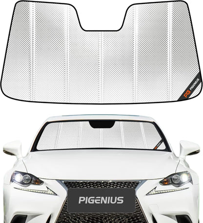 Pigenius Windshield Sun Shade for Lexus RX350/RX450h 2010-2015 Front Window Sunshade - AstraGuard