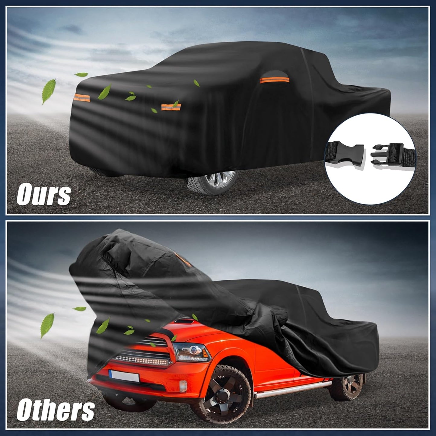 X AUTOHAUX Car Cover for Honda Civic Sedan/Coupe 210D-PU Outdoor Full Car Cover All Weather with Door Zipper for Waterproof Windproof Sun Rain Snow Protection