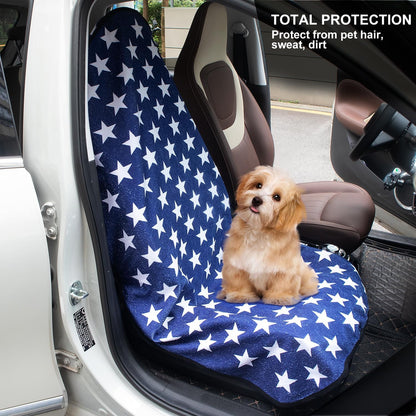 Waterproof Sweating Car Seat Cover for Post Gym Workout, Running, Swimming, Beach and Hiking, Universal Fit Non-Slip Towel Bucket Seat Protector for Cars SUV Trucks, Machine Washable (Grey)