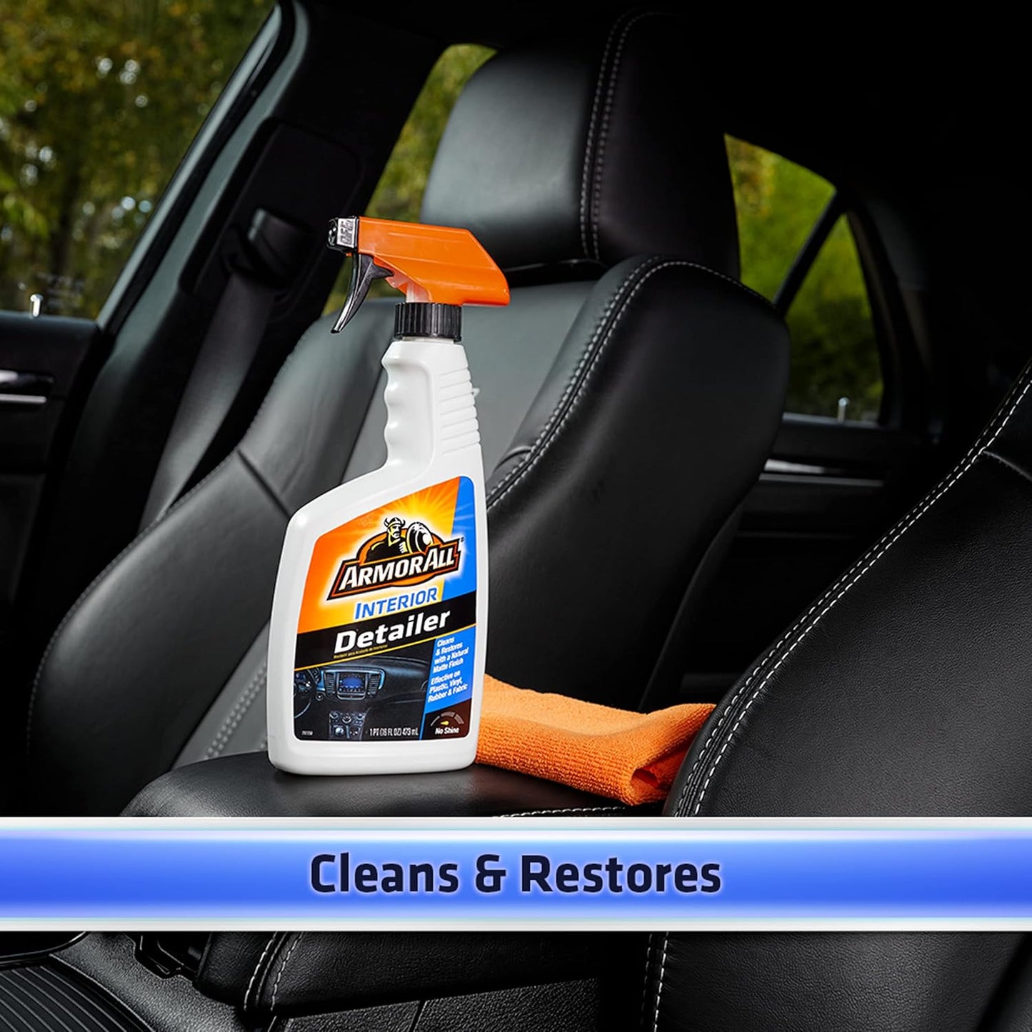 Armor All Ultra Shine Total Vehicle Detailer by Armor All, Car Detailer Spray for Interior and Exterior Use, 22 Fl Oz