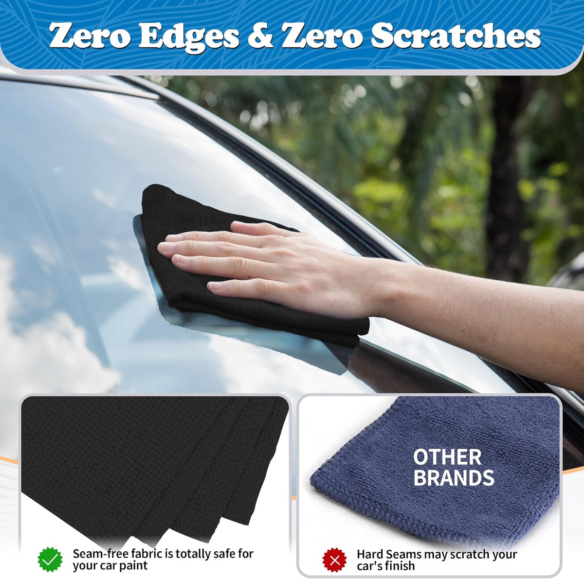 FIXSMITH Shop Towels, Pack of 200, Grey Microfiber Cleaning Cloth Bulk, Microfiber Towels for Cars, All-Purpose Absorbent Cleaning Rags, Dust Cloth for Automotive, Mechanic, Garage, 11.5 x 11.5 inch