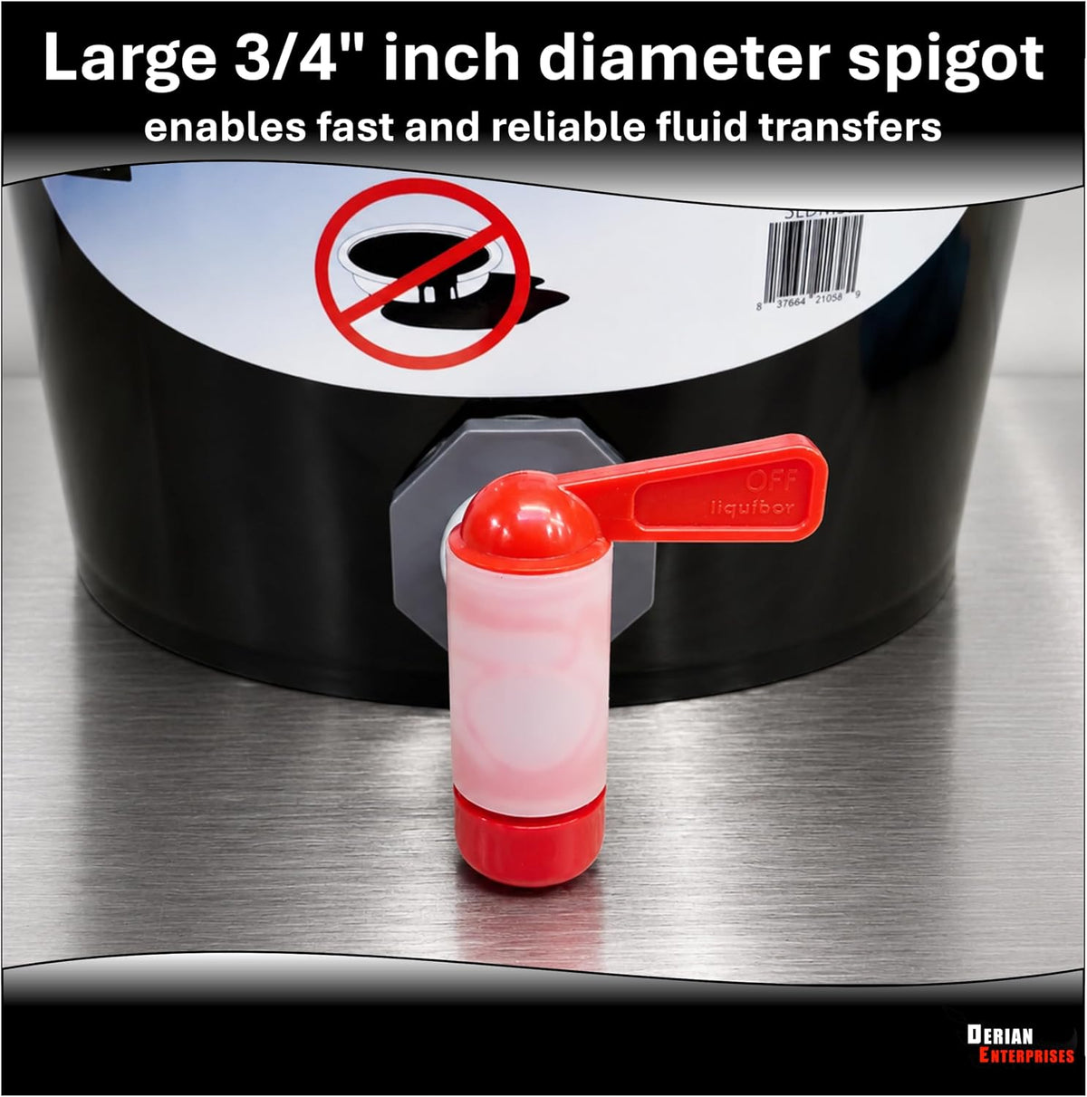 Spill-Less DrainMate™ 14 Quart Oil Drain Pan/Container - Made in USA