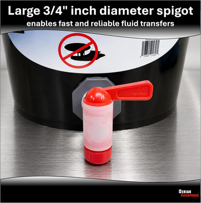 Spill-Less DrainMate™ 14 Quart Oil Drain Pan/Container - Made in USA