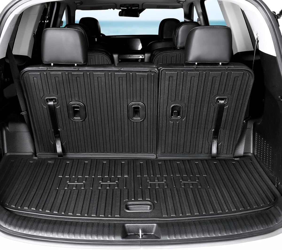Floor Mats for Kia K5 2021-2026/Hyundai Sonata Gas 2020-2026, All Weather Floor Mats Trunk Cargo Liner Accessories, Full Coverage Set (Fit FWD Models)