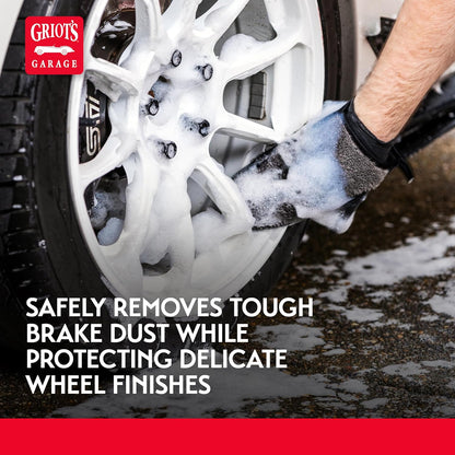 Griot's Garage Microfiber Wheel Wash Mitts, Scratch-Free Cleaning for All Wheel Surfaces, 11820, Set of 2
