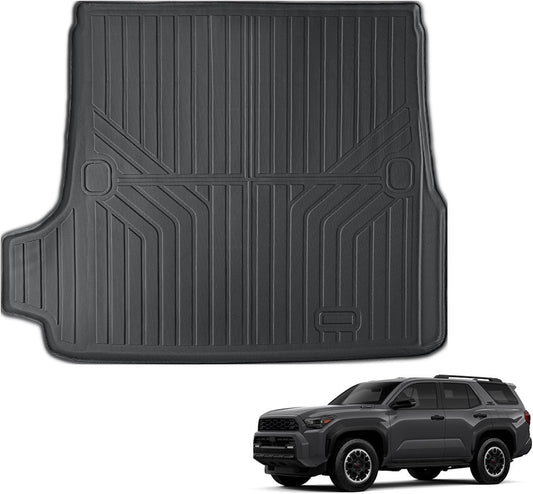All Weather Floor Mat Fit for Toyota Corolla(Include Hybrid Exclude Hatchback) 2026 2025-2020 TPE Rubber Liners Corolla Accessories All Season Guard Odorless Anti-Slip Liner Black